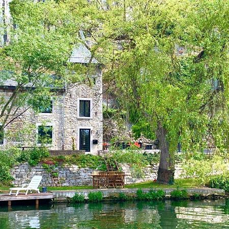 Pieds Dans L'Eau Private Wellness Bordure De Meuse Villa Lustin Exterior photo